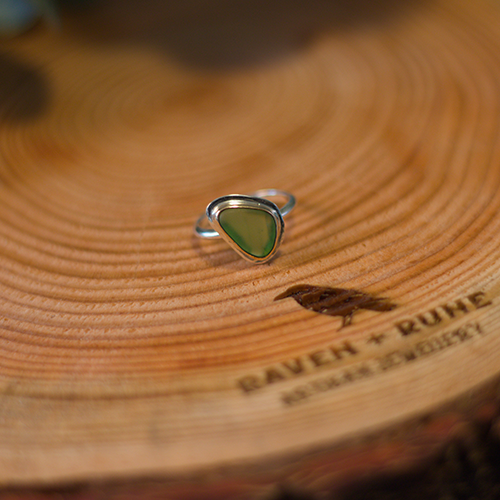Simple Seaglass Ring - Image 3
