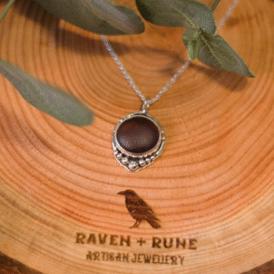 Purple Haze Seaglass Necklace