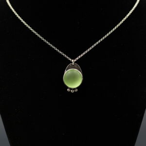 Seafoam Green Seaglass Necklace